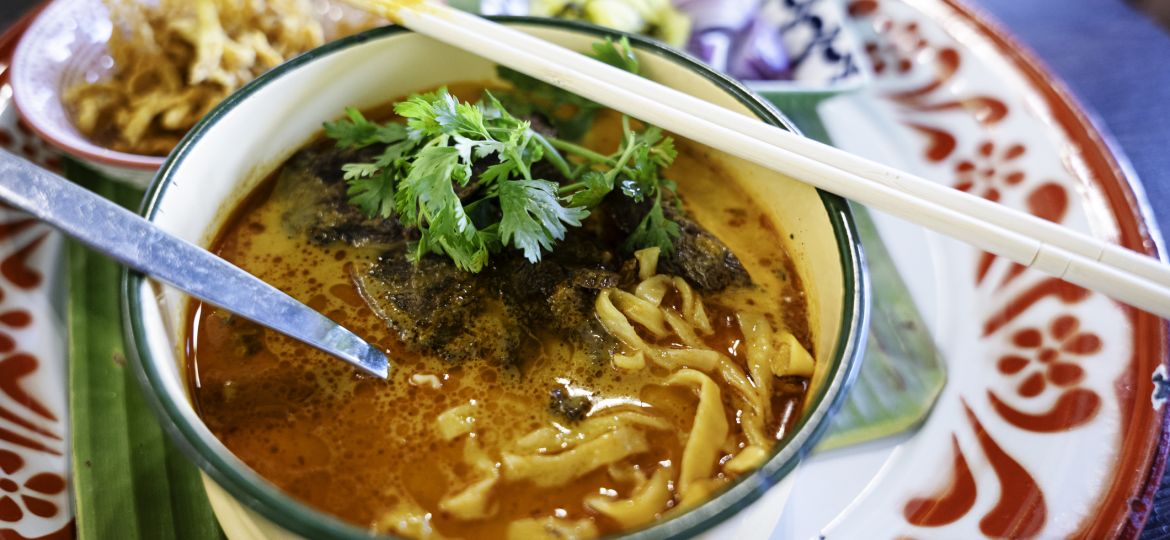 Khao soi in Northern Thailand